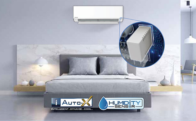 chế độ iAUTO-X có cảm biến độ ẩm Humidity sensor